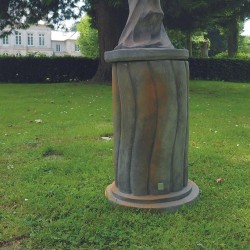 Colonne statue jardin